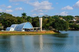 imagem lagoa pampulha na cidade de belo horizonte